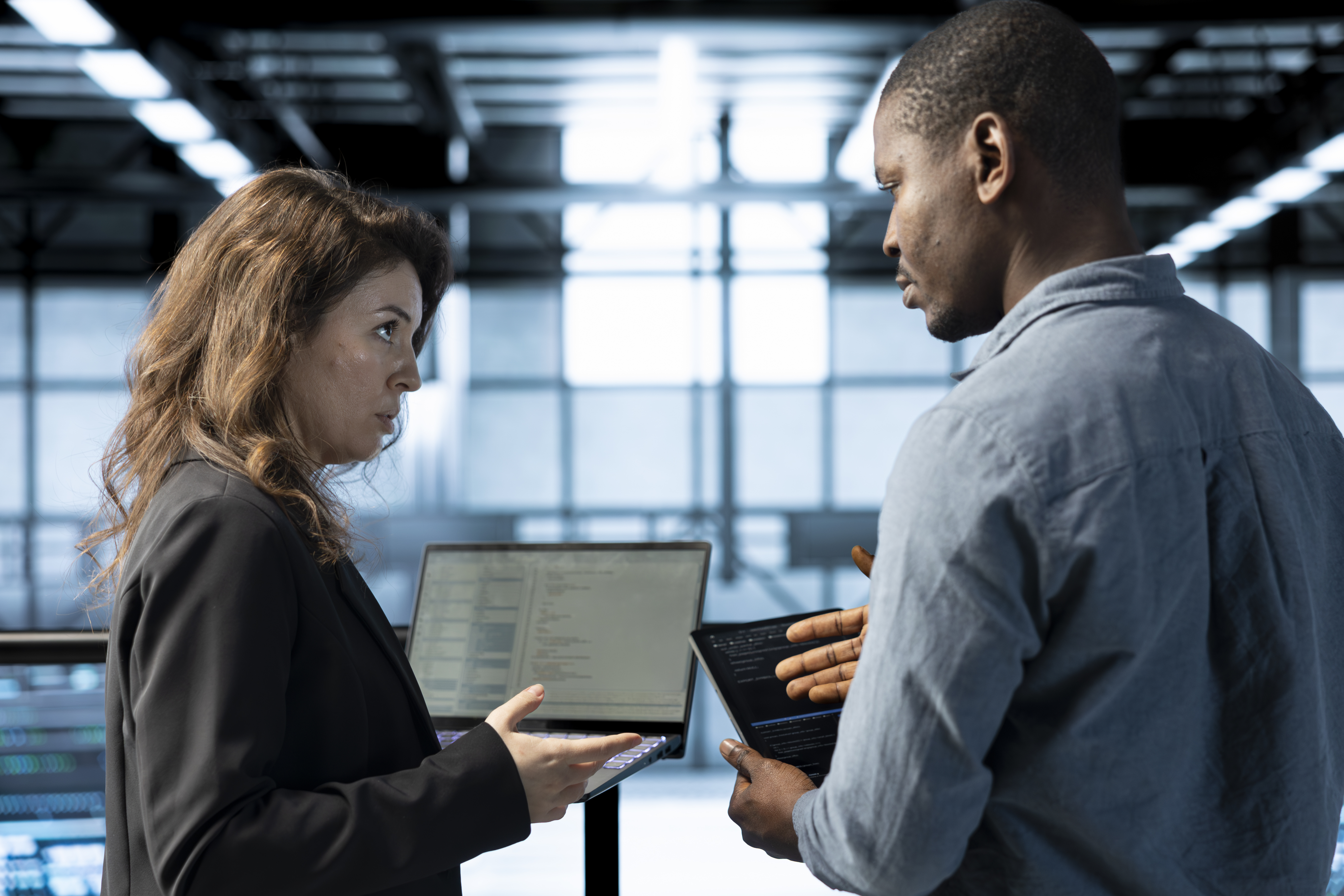 IT professionals working on cybersecurity solutions